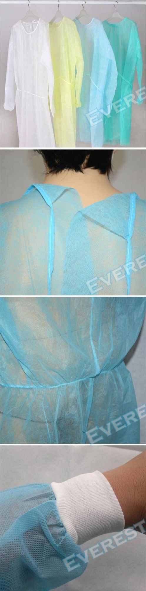 Disposable Medical Gown /Surgical Gown/ Islation Gown with Kintted Cuff