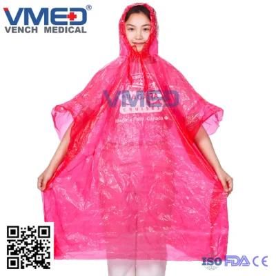 PVC Poncho, Disposable/Surgical/Dental/Hospital/Waterproof/Plastic PVC Poncho