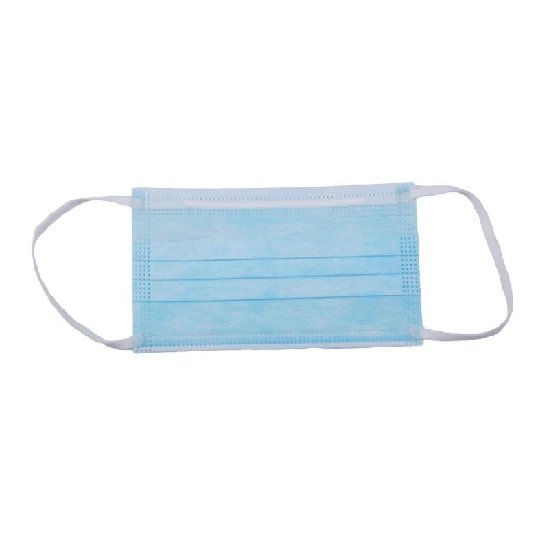 Round Elastic Ear-Loop 3 Ply Surgical Non-Woven Face Mask