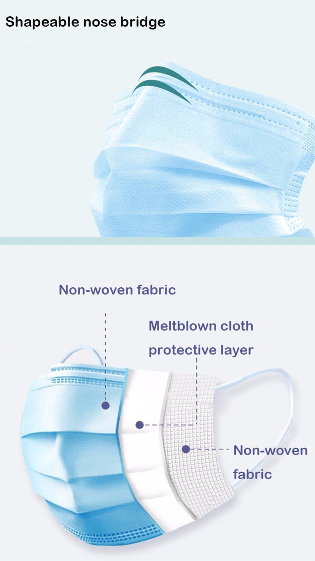 Disposable Stereo Mask Baby Child Breathable Non-Woven Dust Face Mask for Kids