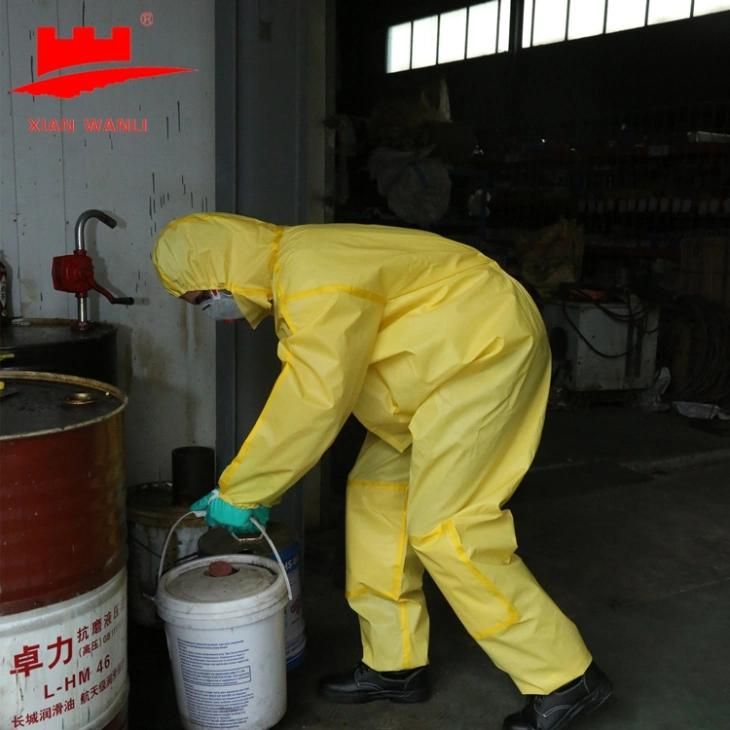 Type 3/4/5/6 Coverall Chemical Hazmat Suit