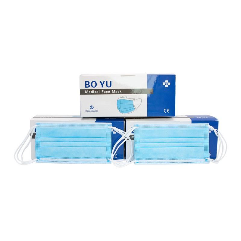 Chinese Mask Manufacturer Disposable Medical 3-Layer Non-Woven Mask Surgical Disposable Mask