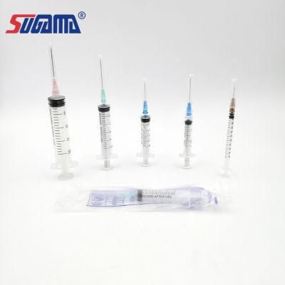 Reliable Quality Disposable Auto Destruct Safety Syringe Sizes