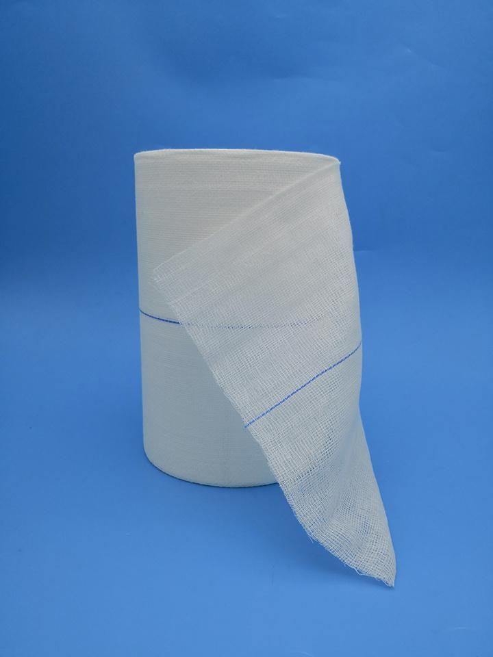 100% Cotton Absorbent Medical Gauze Roll/Pillow Roll/Zigzag Roll