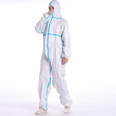 One-Piece Sterile Virus Disposable Medical Protective Coverall Without Boot Cover