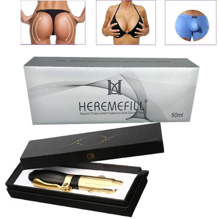 Heremefill Selling 50ml Breast Dermal Filler Enlargement Ha Acido Hyaluronico Buttock