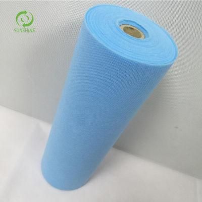 Disposabe 100%PP Spunbond Nonwoven Fabric Roll for Medical or SPA Perforated Non Woven Bedsheet Medical Nonwoven Bedsheet