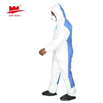 Disposable Protective Coverall PPE Kit CE PP Woven Coverall with Hood Disposable Propylene Coverall