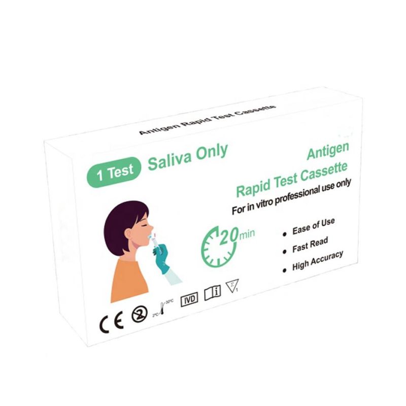 Rapid Medical Test Regent Antigen Test Kit Cassette, Antigen Saliva Test