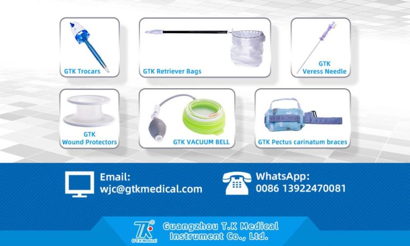 FDA 510K Clearance & CE Certificate Trocars for 5mm 150mm Working Length Laparoscopic Surgery