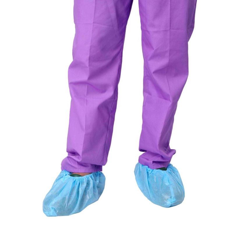 High Quality Disposable Blue Nonwoven Shoe Covers for Hospital