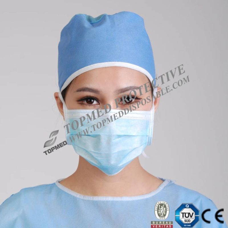 CE/ISO13485 Certificated Nonwoven Disposable 3ply Earloop Medical Face Mask