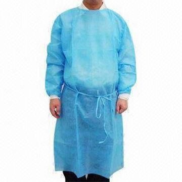 Elastic Cuff Surgical Gown Disposable Nonwoven Surgical Gown