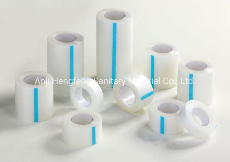 Mdr CE Approved Transparent Surgical Medical Adhesive PE Tape for Hospital