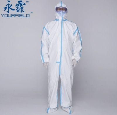 Non Woven SMS Disposable Protective Coverall