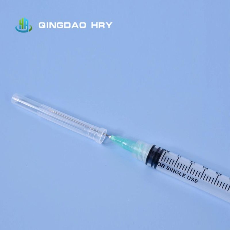 Manufacture of Disposable 5ml Medical Luer Lock/Slip Syringe Injector Manufacturer with CE FDA (510K) ISO