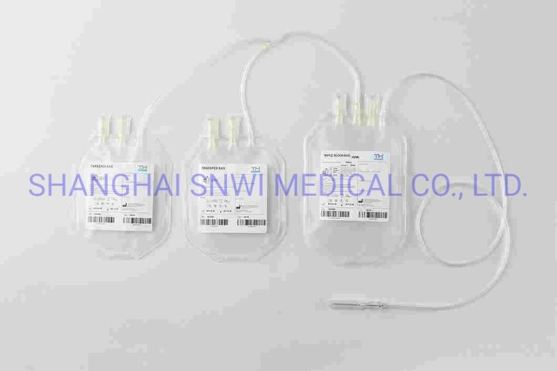 Disposable Medical Sterile Blood Collection Bags (Single/ Double/ Triple/ Quadruple) Used in Hospital