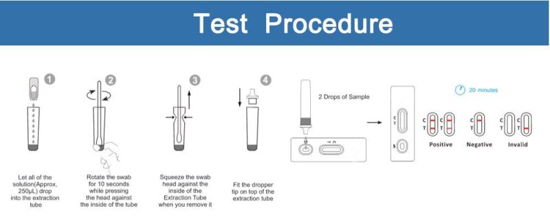 Sejoy Antigen Rapid Test Kit Self Test PCR Bfarm Swab