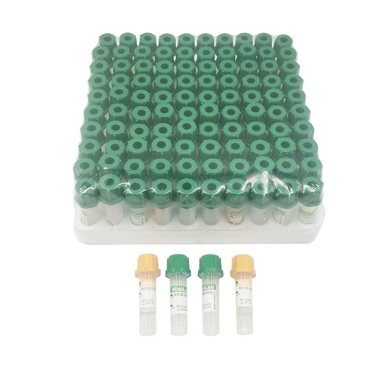 Micro Plain Vacuum Blood Collection Tube with Clot Activator Gel & Separation Gel