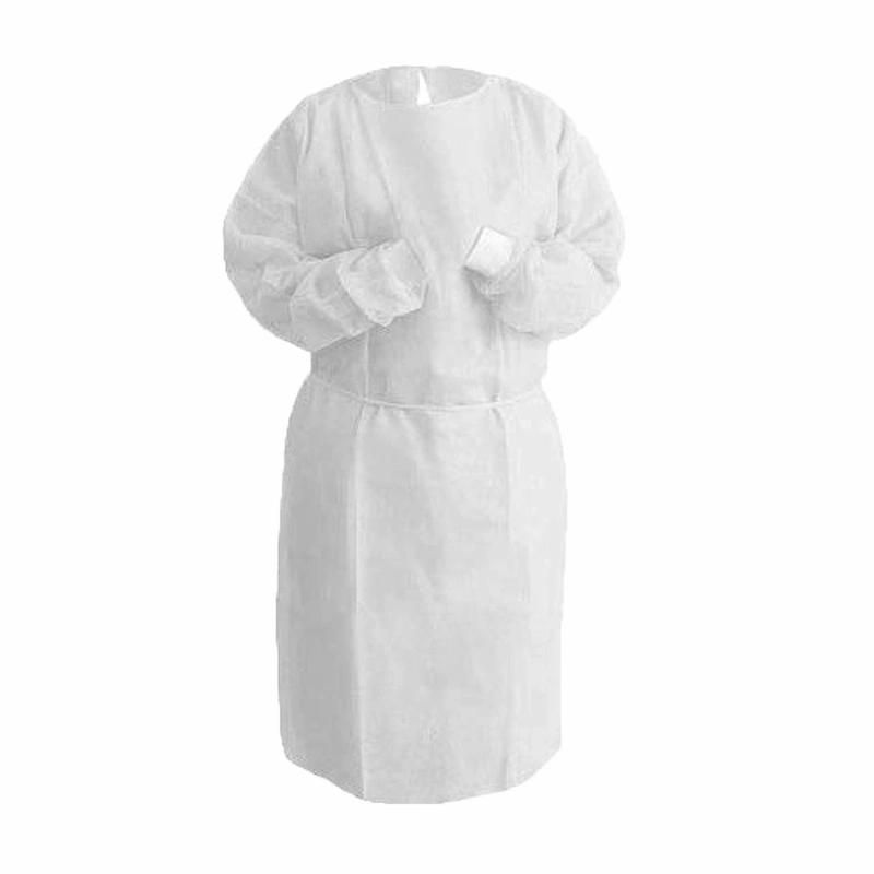 Non Sterile/ Sterile Tie Back Disposable SMS SMMS Smmms Standard Surgical Medical Gown