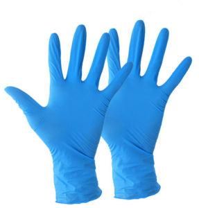 Disposable Sterile Medical Surgical Blue Surgical Powder Free Powder-Free Nitrile Examination Gloves