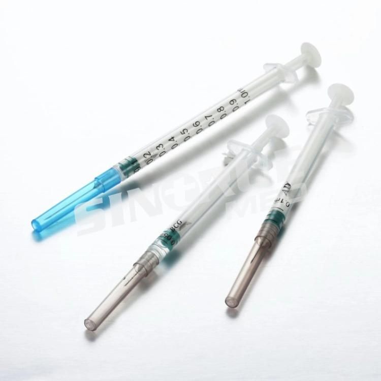 Hospital 0.05ml 0.1ml 0.5ml Disposable Safety Auto Destruct Syringe