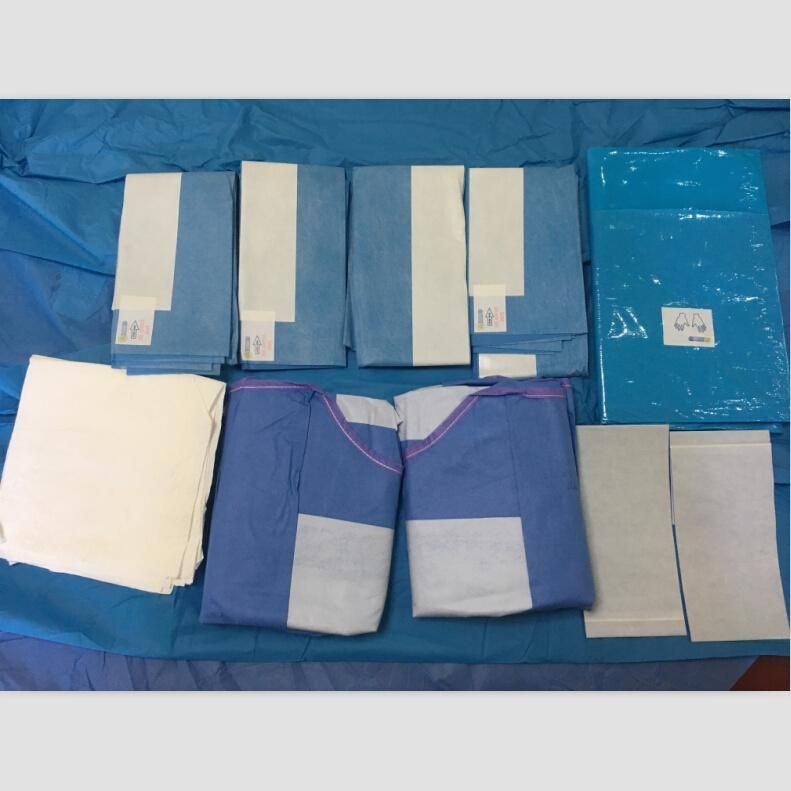 Universal Surgical Gowns and Drapes Pack for Operating Room