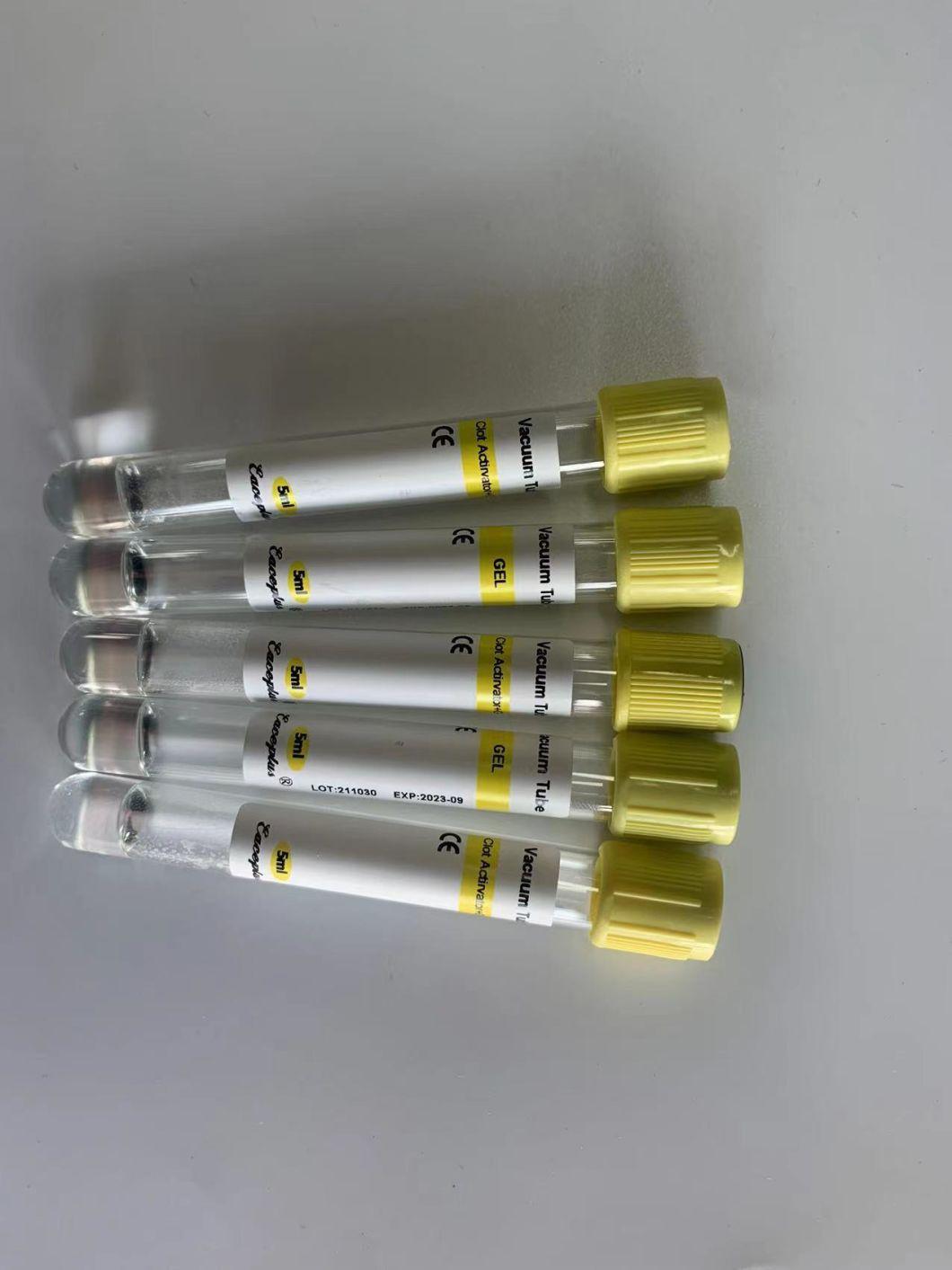 Siny Medical Disposable Serum Vacuum Blood Collection Tubes Gel Tube