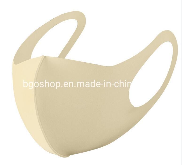 3D Washable Face Mask Add KN95 Filter Replacement Adult Textile Woven Spandex Face Mask