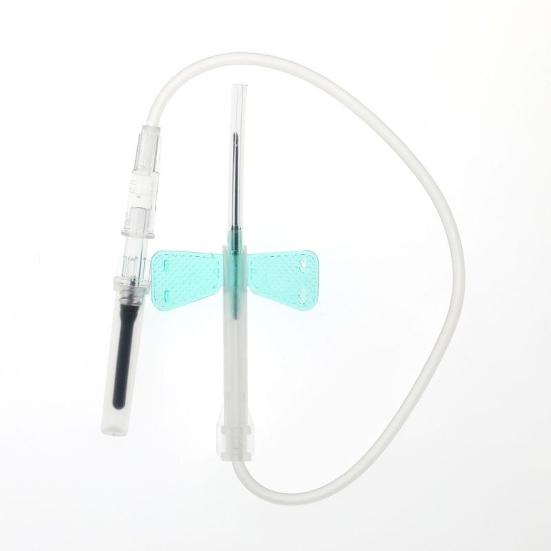 Supply Medical Products Safety Blood Collection Needle Butterfly Type Infusion Needle Safety Type with CE ISO FDA