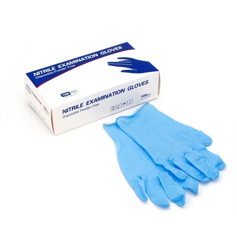 Hot Sale Non-Slip Anti-Scratch Blood Collection Tube Nitrile Gloves