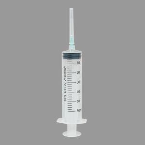 2 Part Disposable Plastic Syringe with Stainless Steel Needle 30ml