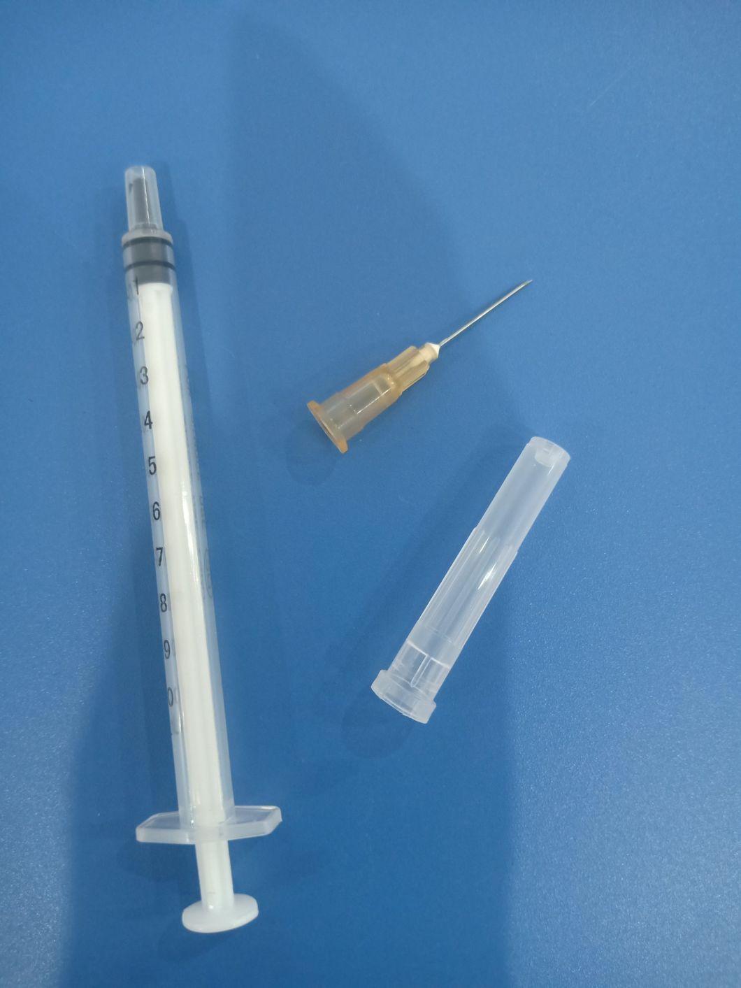 2 or 3 Parts Medical Disposable Sterile Injection Plastic Syringe, Insulin Syringe, Safety Syringe