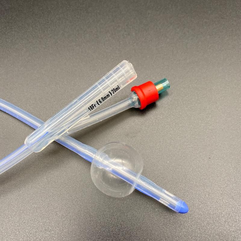 Disposable Single Use All Silicone Foley Catheter Medical Equipment