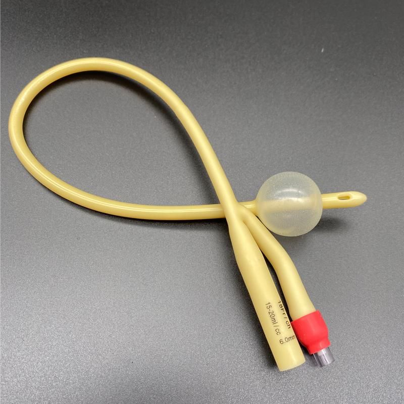 Catheterization 2 Way Silicone Coating Latex Foley Urinary Catheter