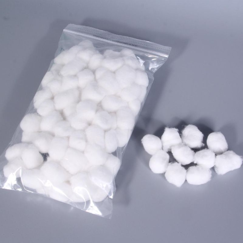 100PC/Bag Disposable Medical Dressing Non Sterile 0.5g Cotton Ball