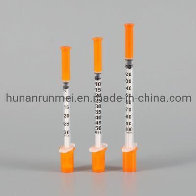 Disposable Insulin Syringe with Fixed Needle