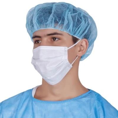 Medical Hypoallergenic 3ply Protective Facial Dust Mask for Adult