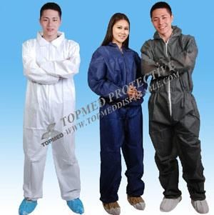 Disposable Nonwoven Coverall, Coverall Used in The Quarantined Areas