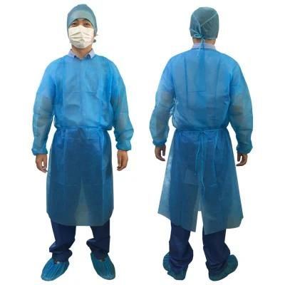 Disposable PE/ PP+PE/ CPE/ SMS/ PP Surgical Gown