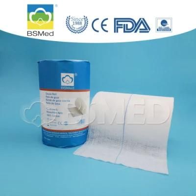 100% Cotton Disposable Hydrophilic Gauze Roll/Gauze Fabric /Gauze Dressing