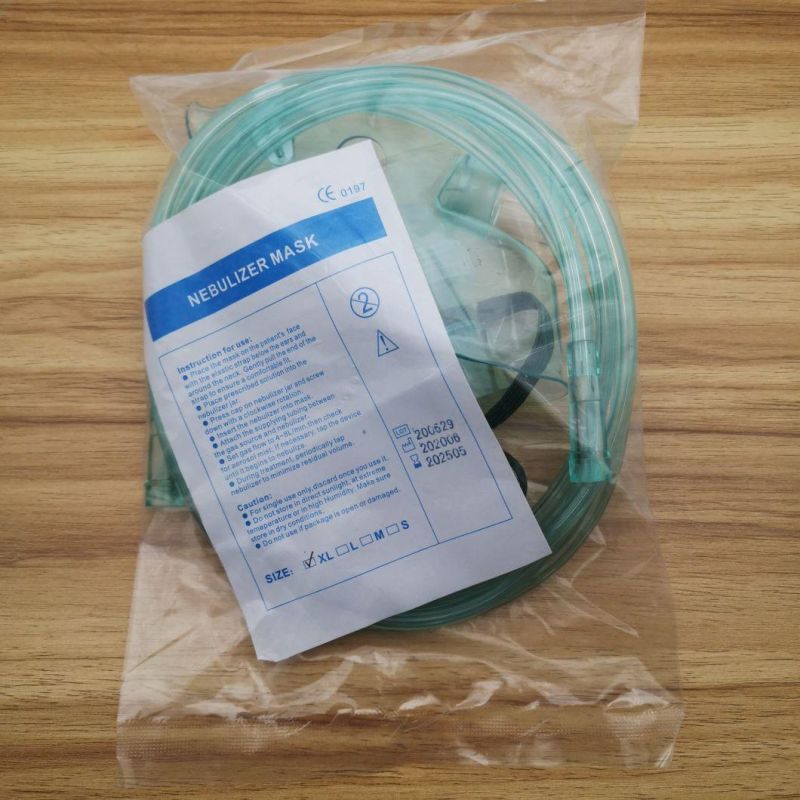 CE&ISO Certificated Medical Disposable Non-Rebreathing Oxygen Face Mask with Reservoir Bag