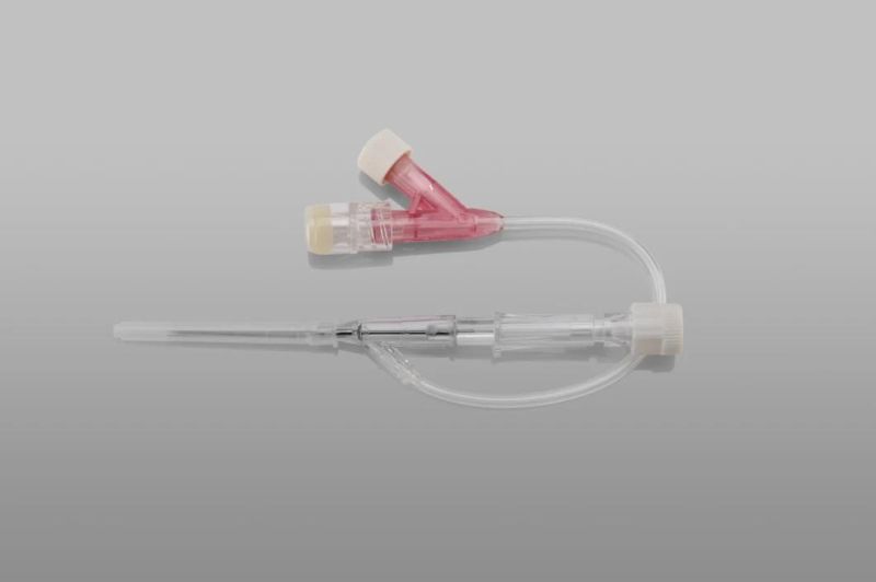 Certified I. V. Cannula with Injection Port