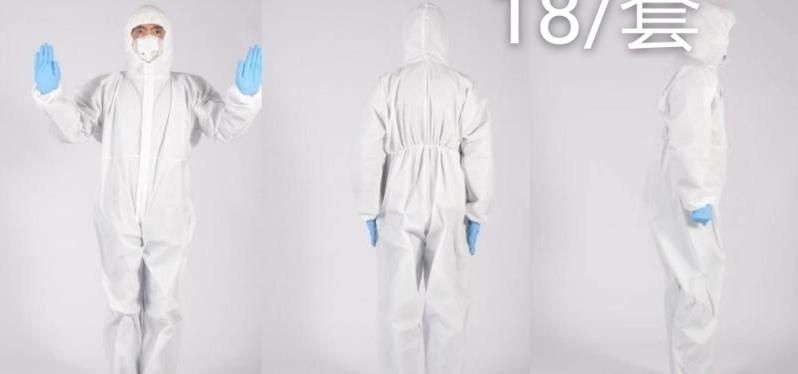 Disposable Personal Protective Suit Clothing Safety Overall