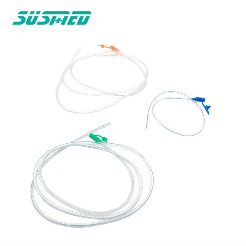 Medical Silicone Grain Adult Child Use Suction Catheter