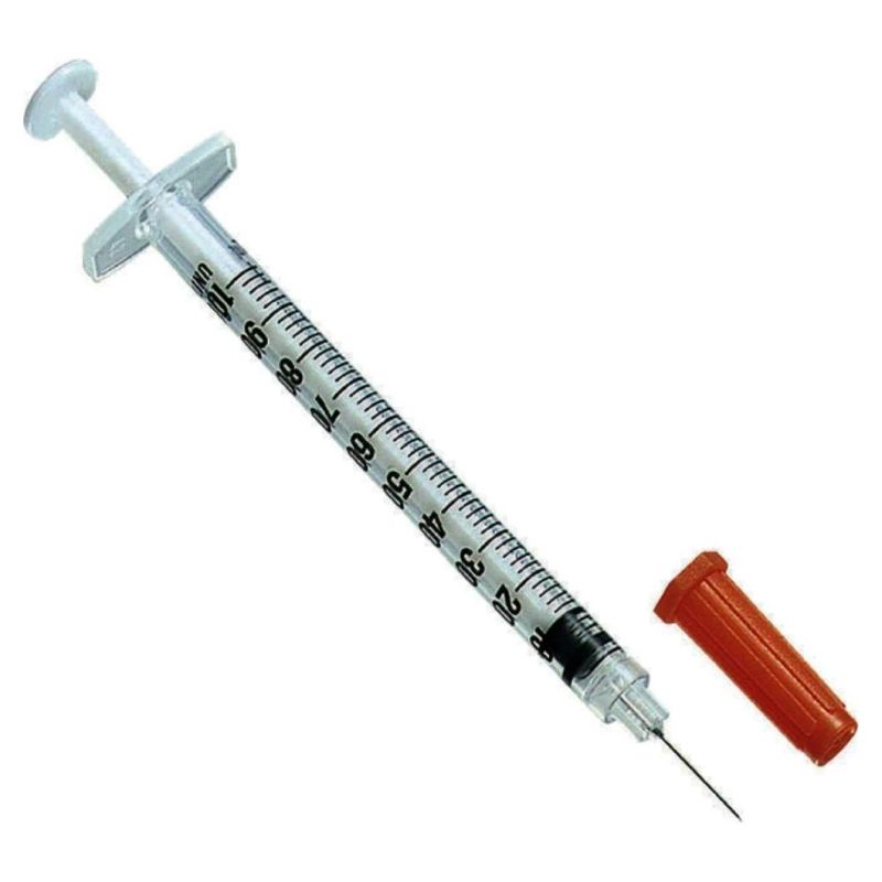 Disposable Insulin Syringe with Size 50/100units