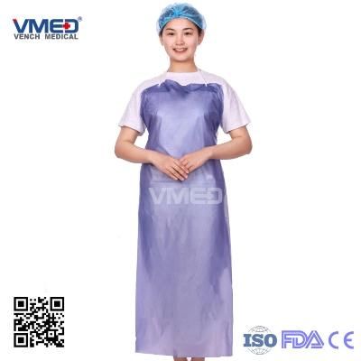 Disposable Cleanroom Garments CPE Gown for Dust Proof