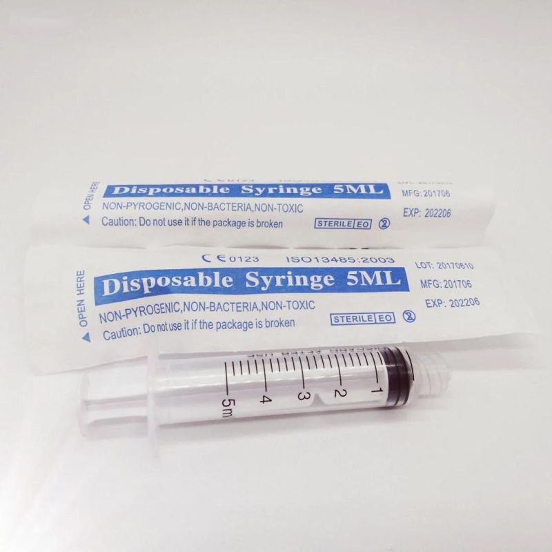 Medical Instrument of Disposable Syringe for Injection Pump (luer lock luer slip)