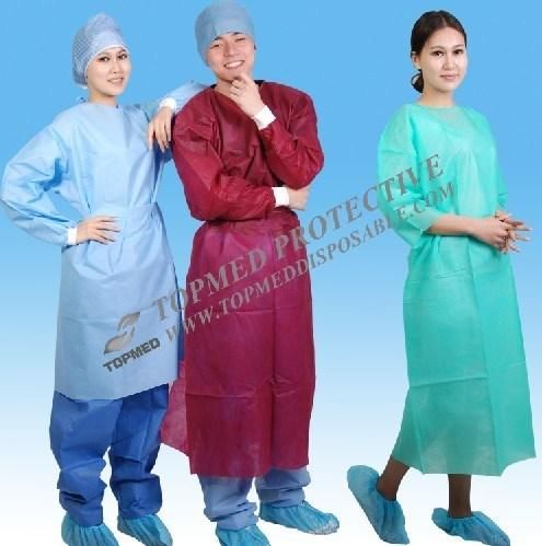 PP Nonwoven Isolation Gown, Disposable, Useful and Cheap Price