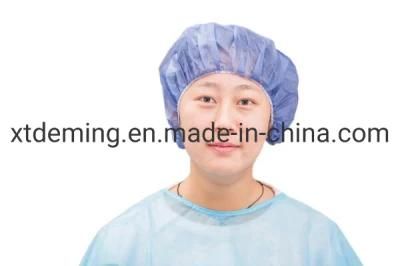 Surgical/Non Woven/SMS/Disposable Cap Medical Scrub/Strip/Clip/Bouffant Mop Cap